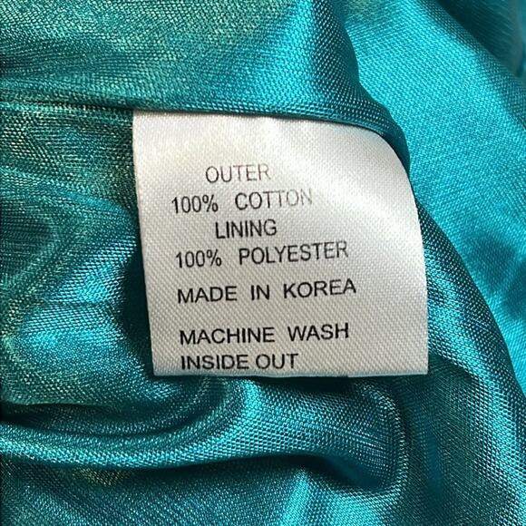 Tracy Negoshian Blue Layered Tank Top Orange Zipper Detail Women's Size Small :) - Picture 6 of 7